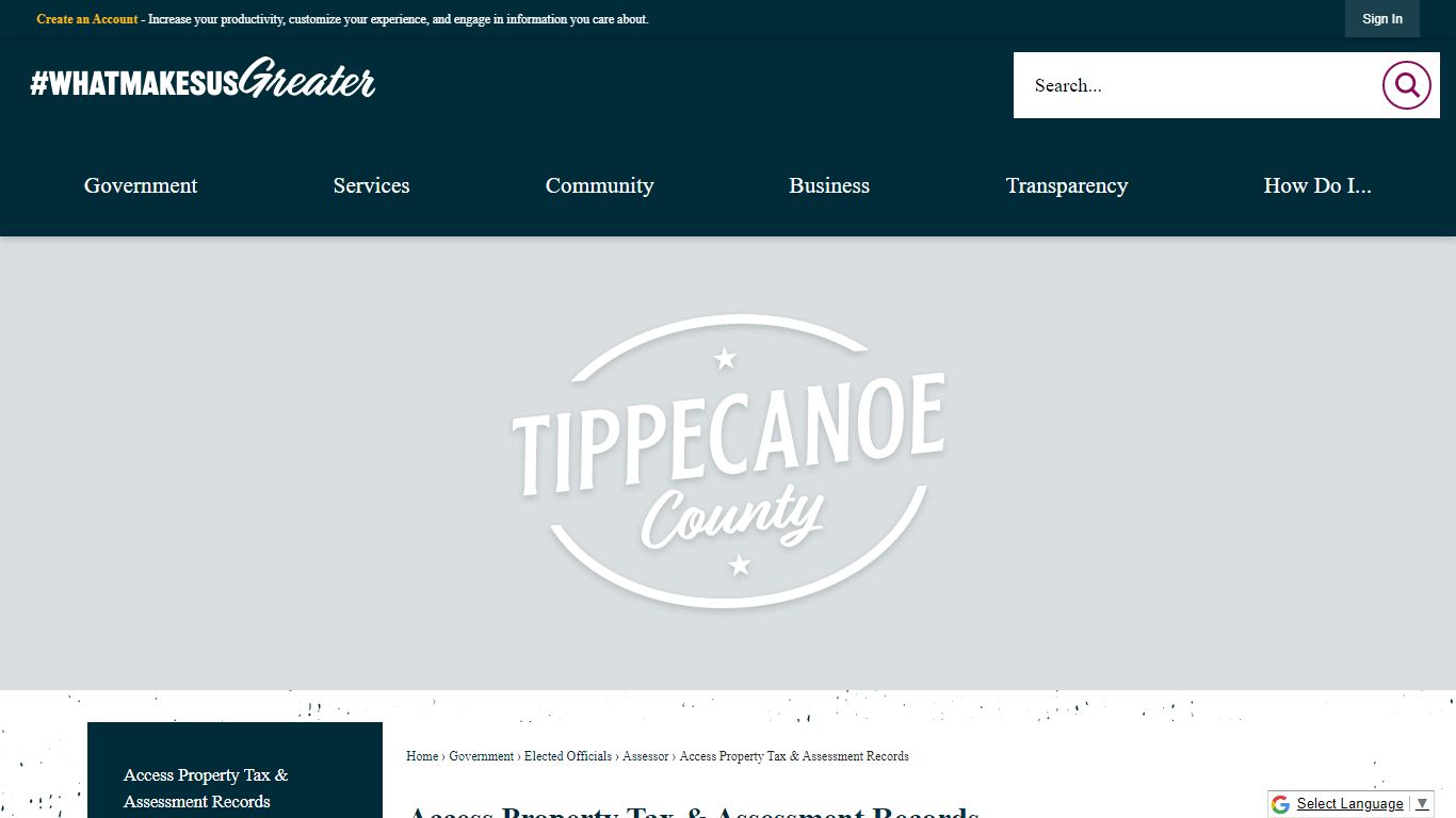 Access Property Tax & Assessment Records | Tippecanoe County, IN - Indiana